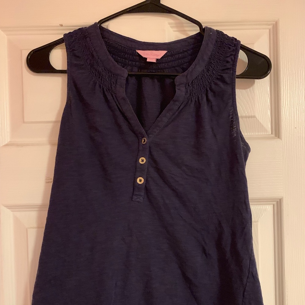 Lilly Pulitzer Navy Essie top
